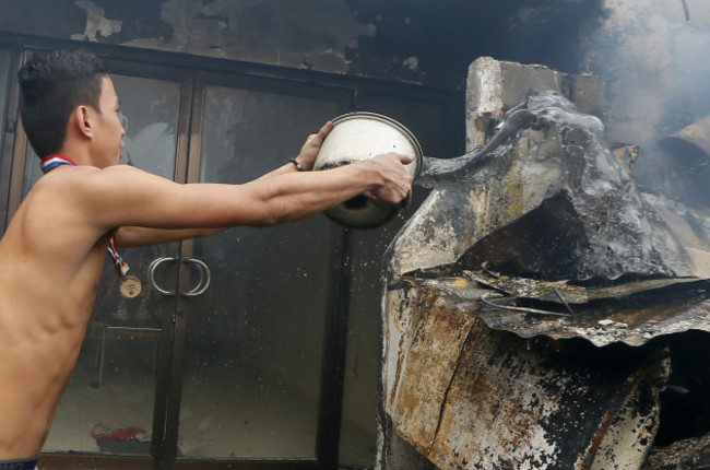 Philippines New Year Fire