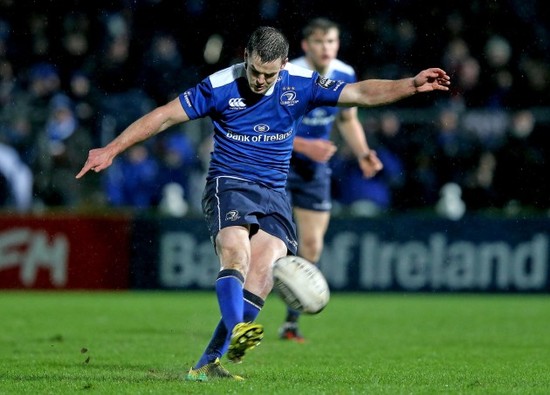 Johnny Sexton kicks a penalty