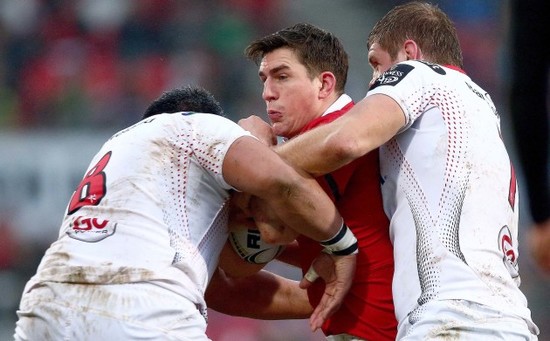 Nick Williams and Chris Henry with Ian Keatley