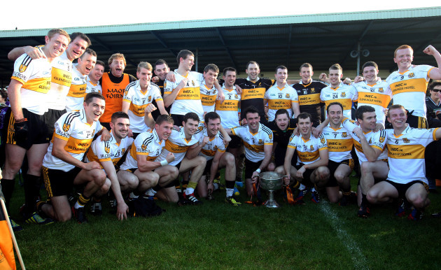 The Crokes team celebrate with the cup 20/10/2013