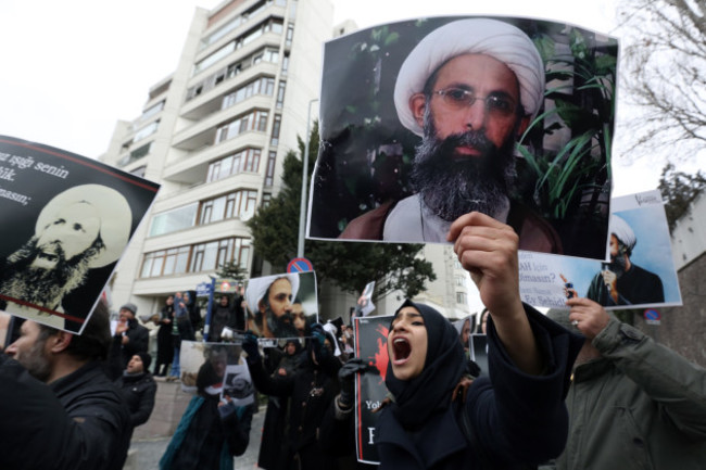 Turkey Saudi Execution Protests