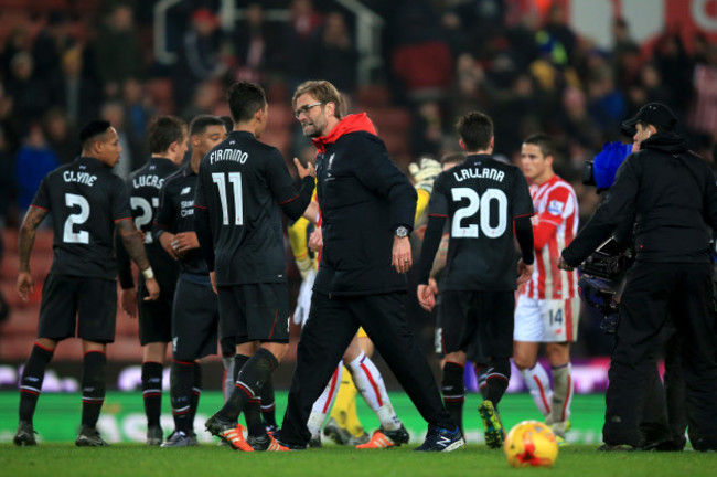 Stoke City v Liverpool - Capital One Cup - Semi Final - First Leg - Britannia Stadium