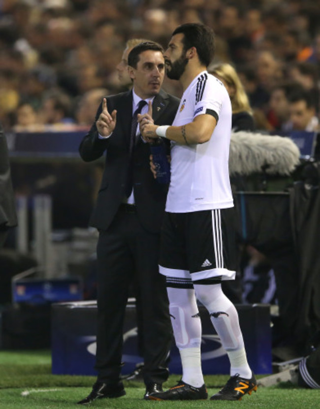 Valencia CF v Olympique Lyonnais - UEFA Champions League - Group H - Mestalla Stadium