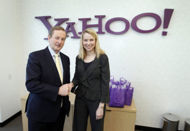 Ireland PM visits Yahoo and McAfee Headquarters