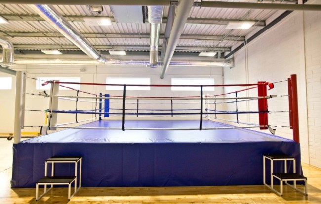 A view of the boxing ring