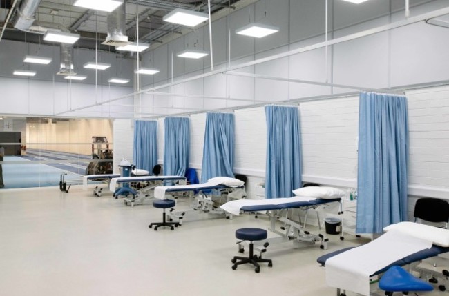 A view of the medical facilities
