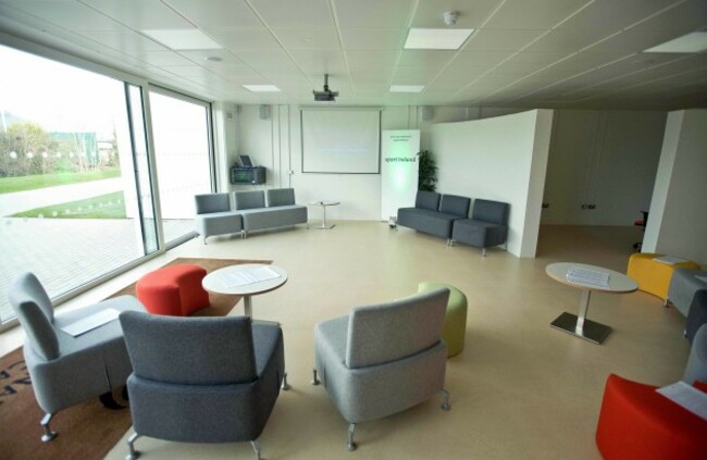 A view of the Athlete relaxation area