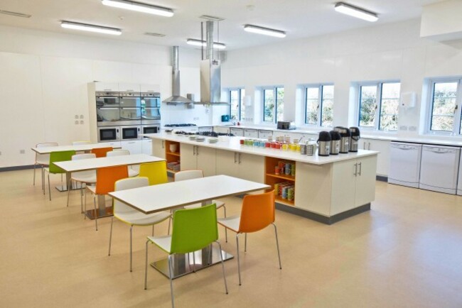 A view of the kitchen facilities