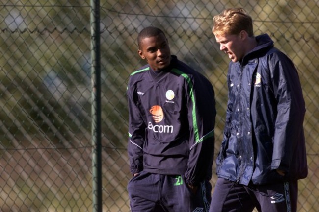 Clinton Morrison talks to Steve Staunton DIGITAL