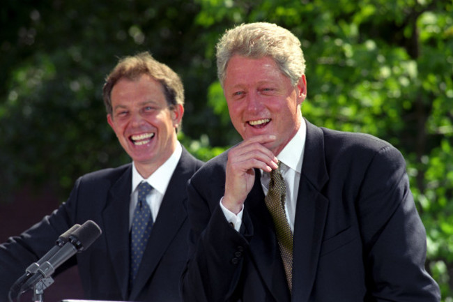 Bill Clinton visits London
