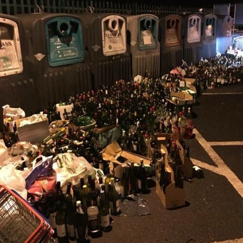 #bottlebank #irishalcoholics #dryjanaury #sutton #ireland #postchristmas