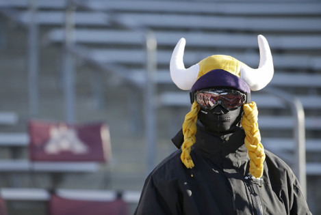 Freezing temperatures make Minnesota Vikings vs Seattle