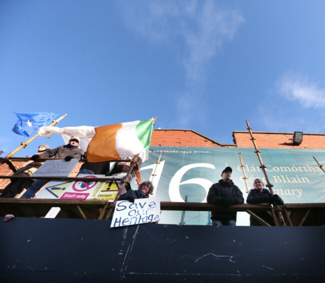 8/1/2016.Some of the protesters that have occupied