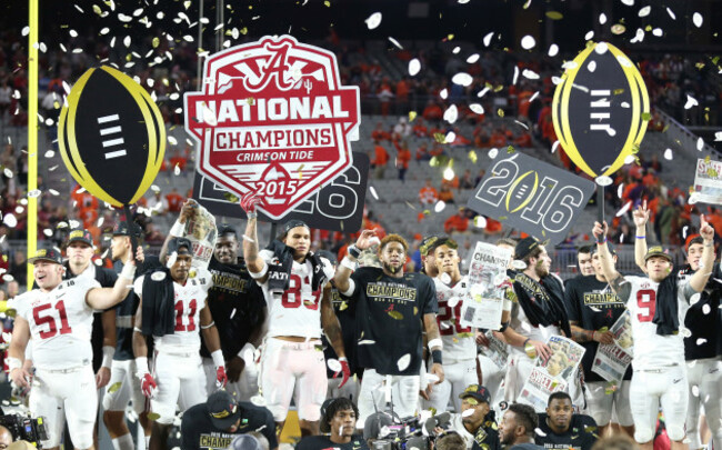 Playoff Championship Clemson Alabama Football