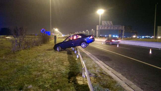 12/2/2014. Car Crash Scene M50. Garda Traffic Twee