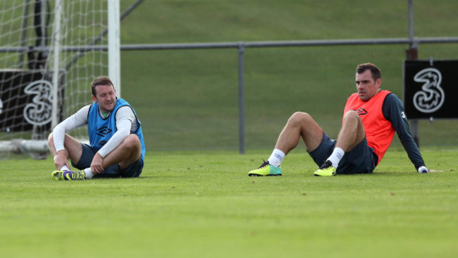 Aiden McGeady and Darron Gibson 8/10/2013