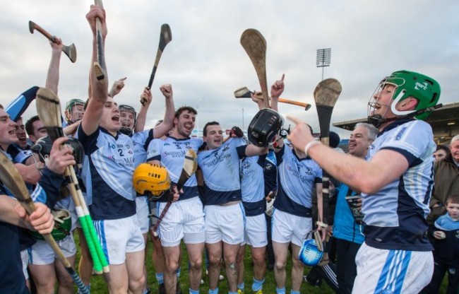 Shane Dowling and Na Piarsaigh players celebrate