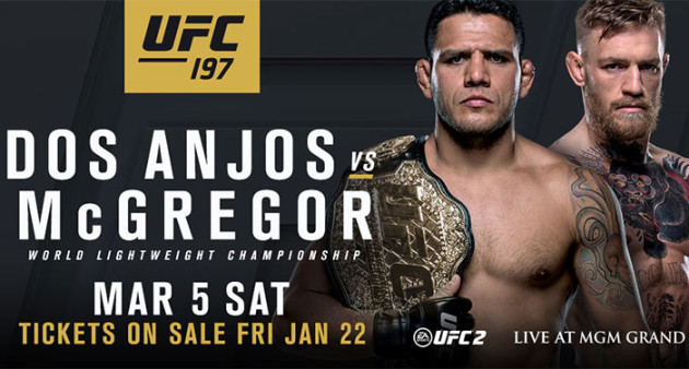It's official! Conor McGregor to fight Rafael dos Anjos for lightweight title in Las Vegas