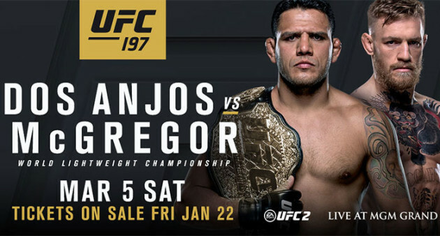 It's official! Conor McGregor to fight Rafael dos Anjos for lightweight title in Las Vegas