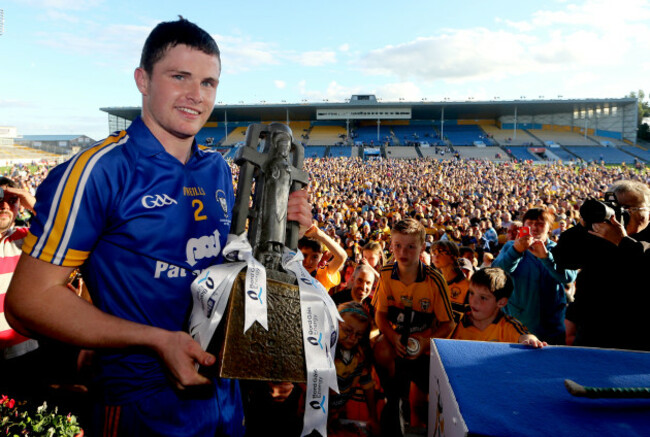 Paul Flanagan with the trophy