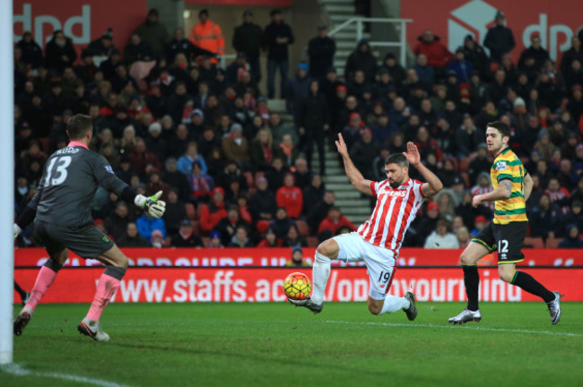 Stoke City v Norwich City - Barclays Premier League - Britannia Stadium