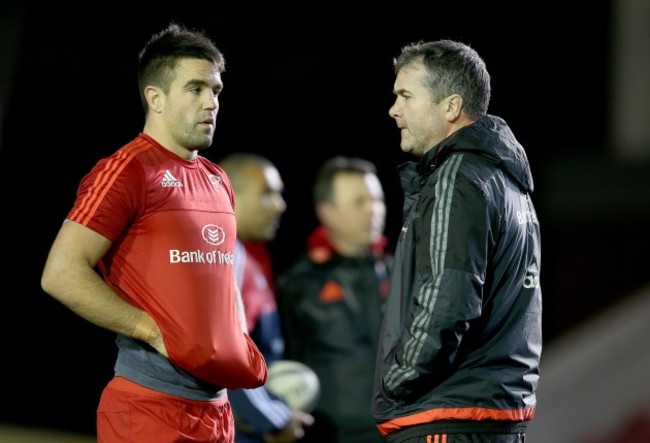 Anthony Foley with Conor Murray