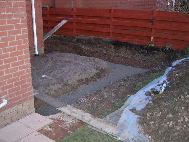 new kitchen extension foundations