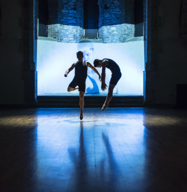 Blue with Alter Behind