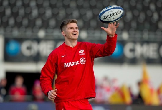 Owen Farrell before the game