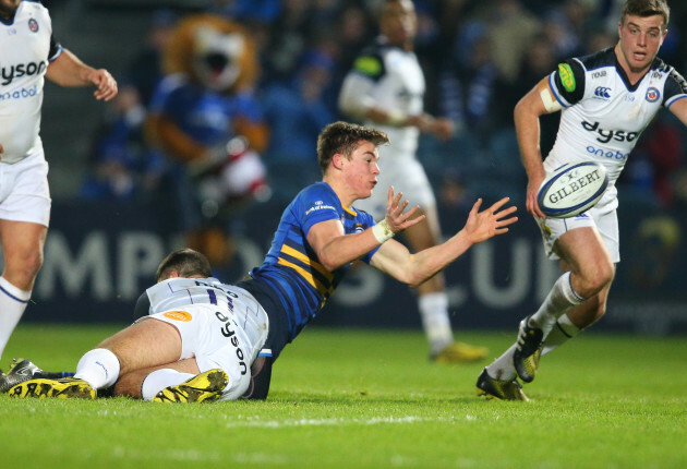 Garry Ringrose is tackled by Matt Banahan