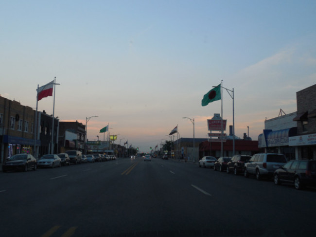 Downtown at Sunset