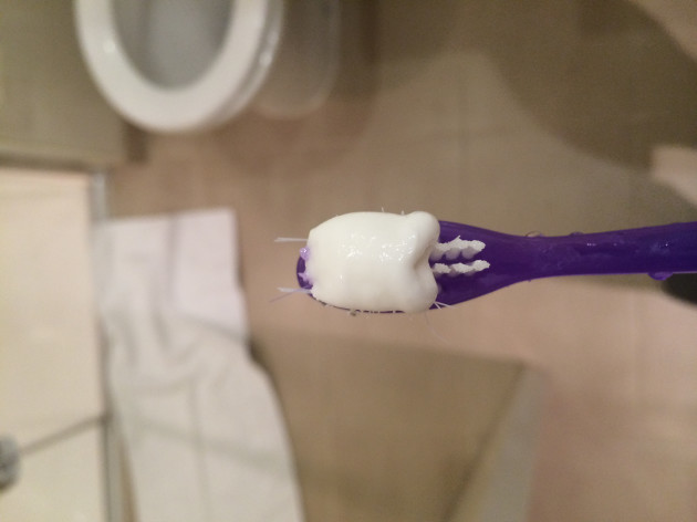 My toothpaste came out lookin like a tooth