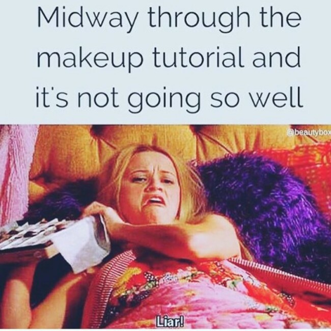 Hahaha!!!#contouringisnoteasy#makeupfail