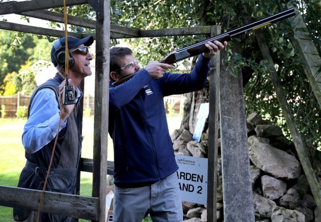 Jared Payne clay pigeon shooting