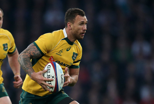 AustraliaÕs Quade Cooper  29/11//2014