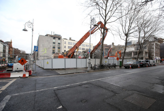 21/01/2016. Demolition of Building on Dawson Stree