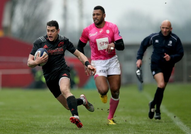 Ronan O'Mahony makes a break