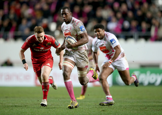 Sekou Macalou runs in for a try