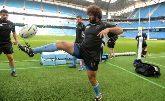 Rugby Union - Rugby World Cup 2015 - Pool A - England v Uruguay - Uruguay Training - City Of Manchester Stadium