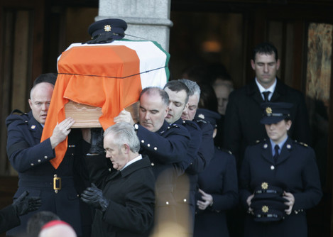 30/1/2013. State Funerals for Adrian Donohoe