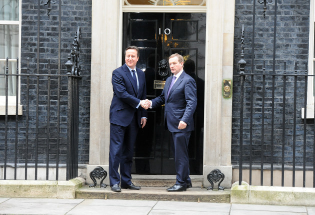 Prime Minister David Cameron and Taoise