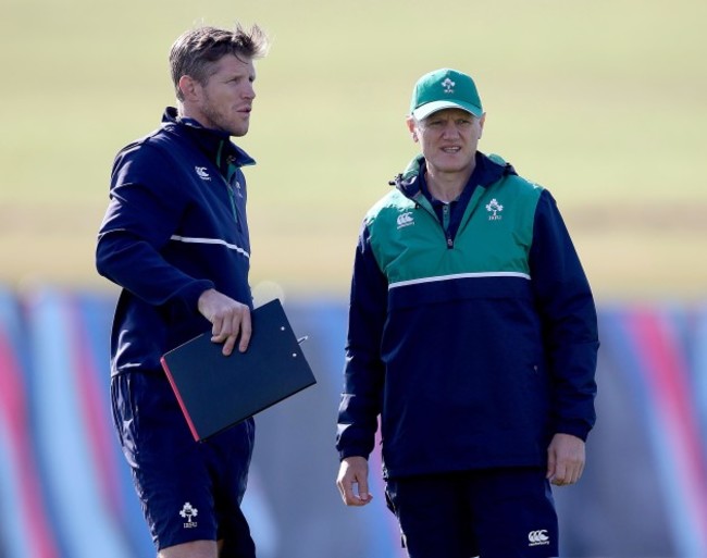 Simon Easterby and Joe Schmidt