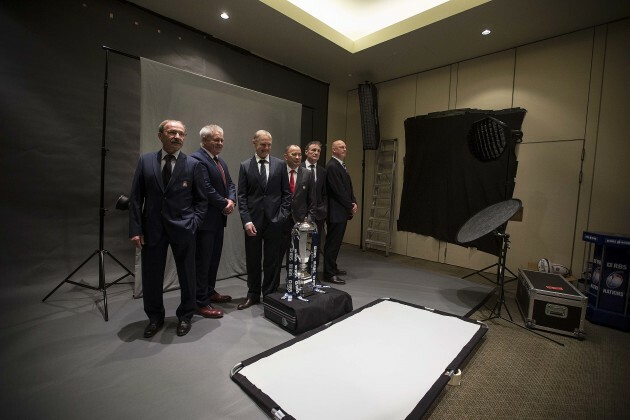 Jacques Brunel, Warren Gatland, Joe Schmidt, Eddie Jones, Guy Noves and Vern Cotter