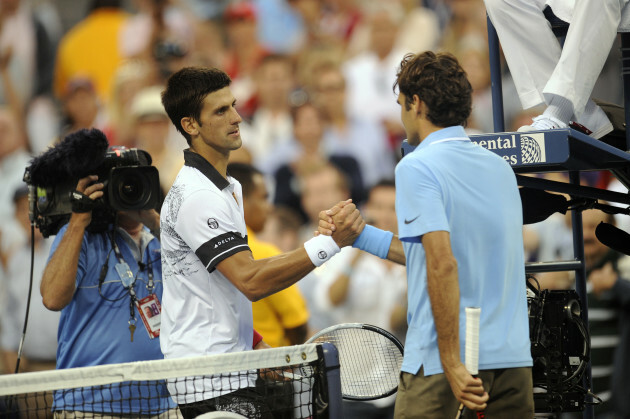 federer djokovic us open 2010