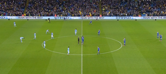 City Everton kick 0ff