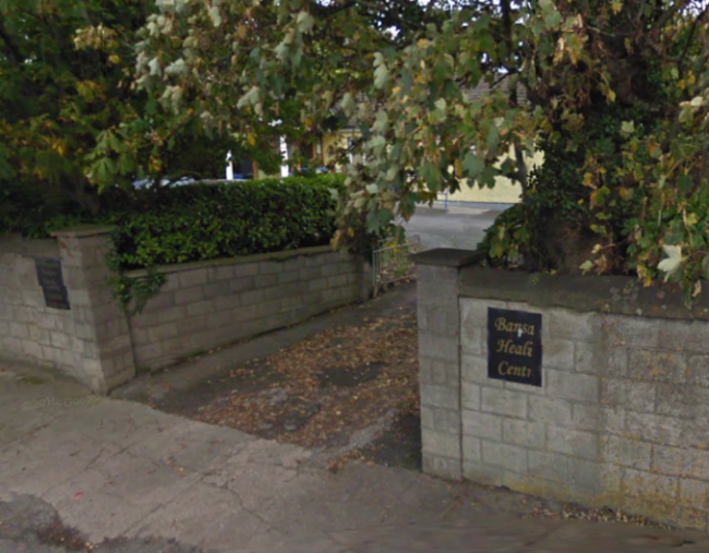 the entrance to bansha health centre