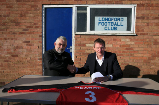 Stuart Pearce Photocall - Longford Village Hall