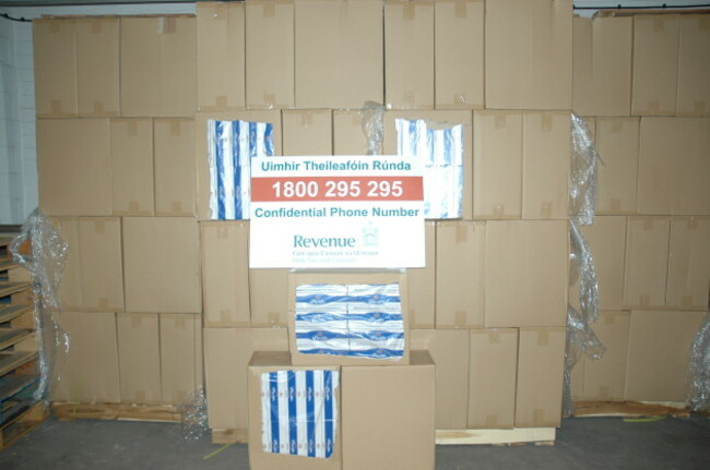 Cigarette seizure Jan