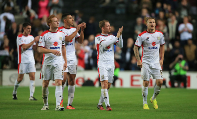 Soccer - Capital One Cup - Second Round - Milton Keynes Dons v Manchester United - Stadium:mk