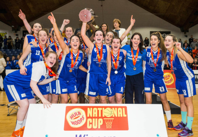 Team Montenotte Hotel Cork celebrate with the trophy